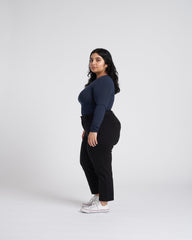 Petite Cigarette Pants - Black