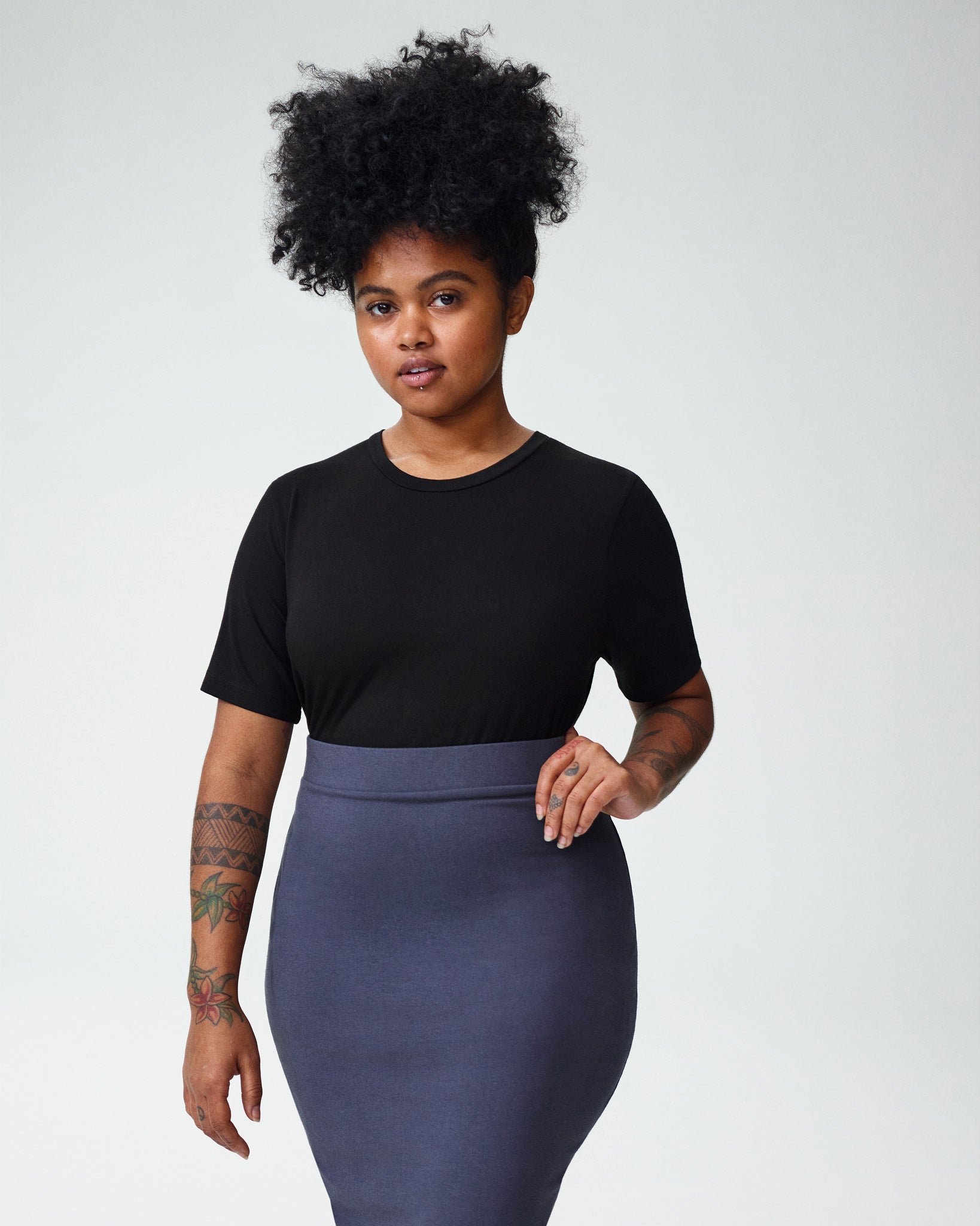 Signature Petite Tee Rex - Black