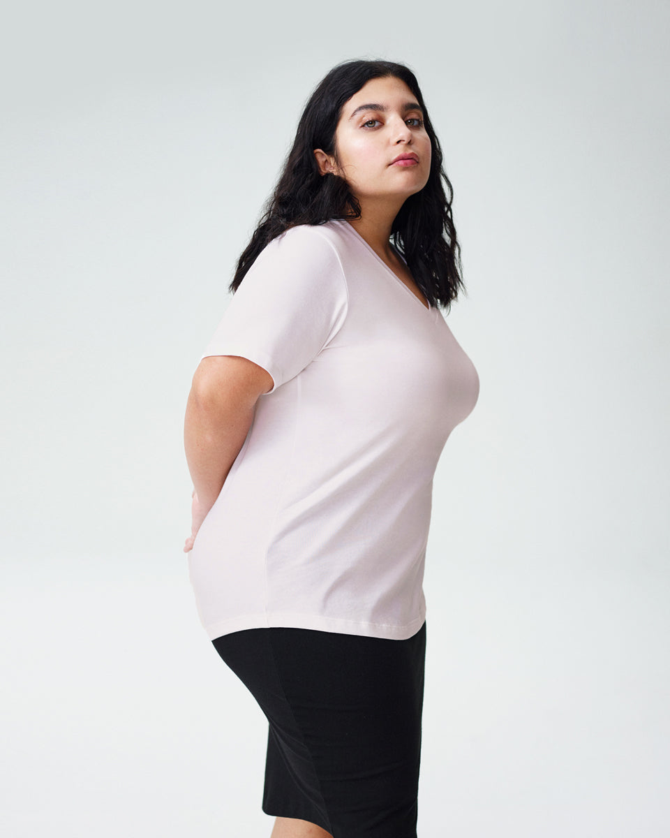 Petite V Rex - Pale Pink