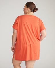 Pima Cotton Lounge Tee - Sweet Berry