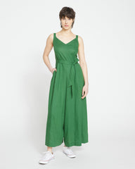 Promenade Linen Jumpsuit - Jardin