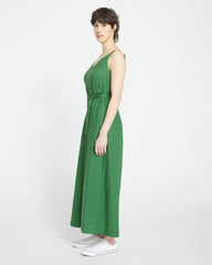 Promenade Linen Jumpsuit - Jardin