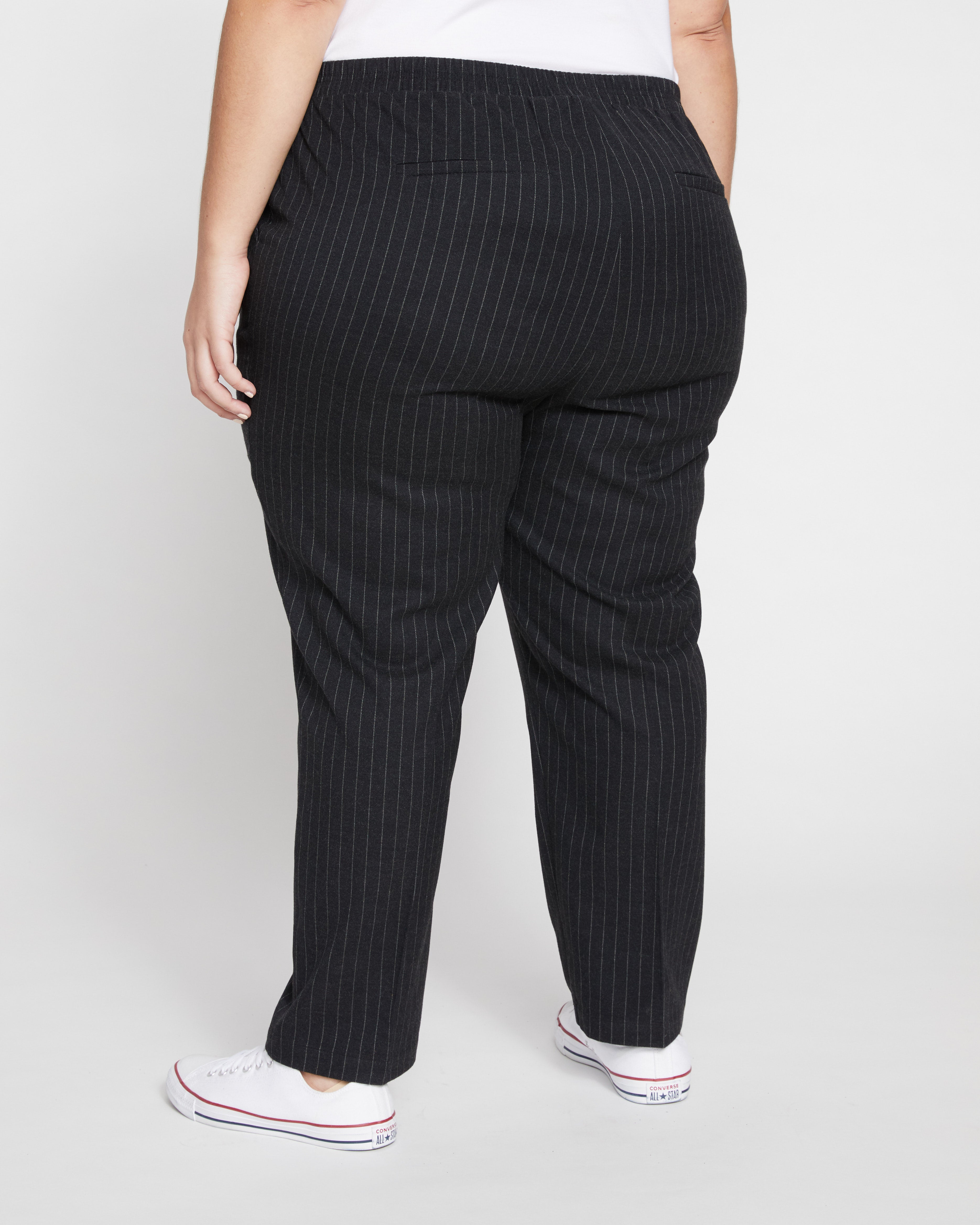 The Pinstripe Pant - Graphite