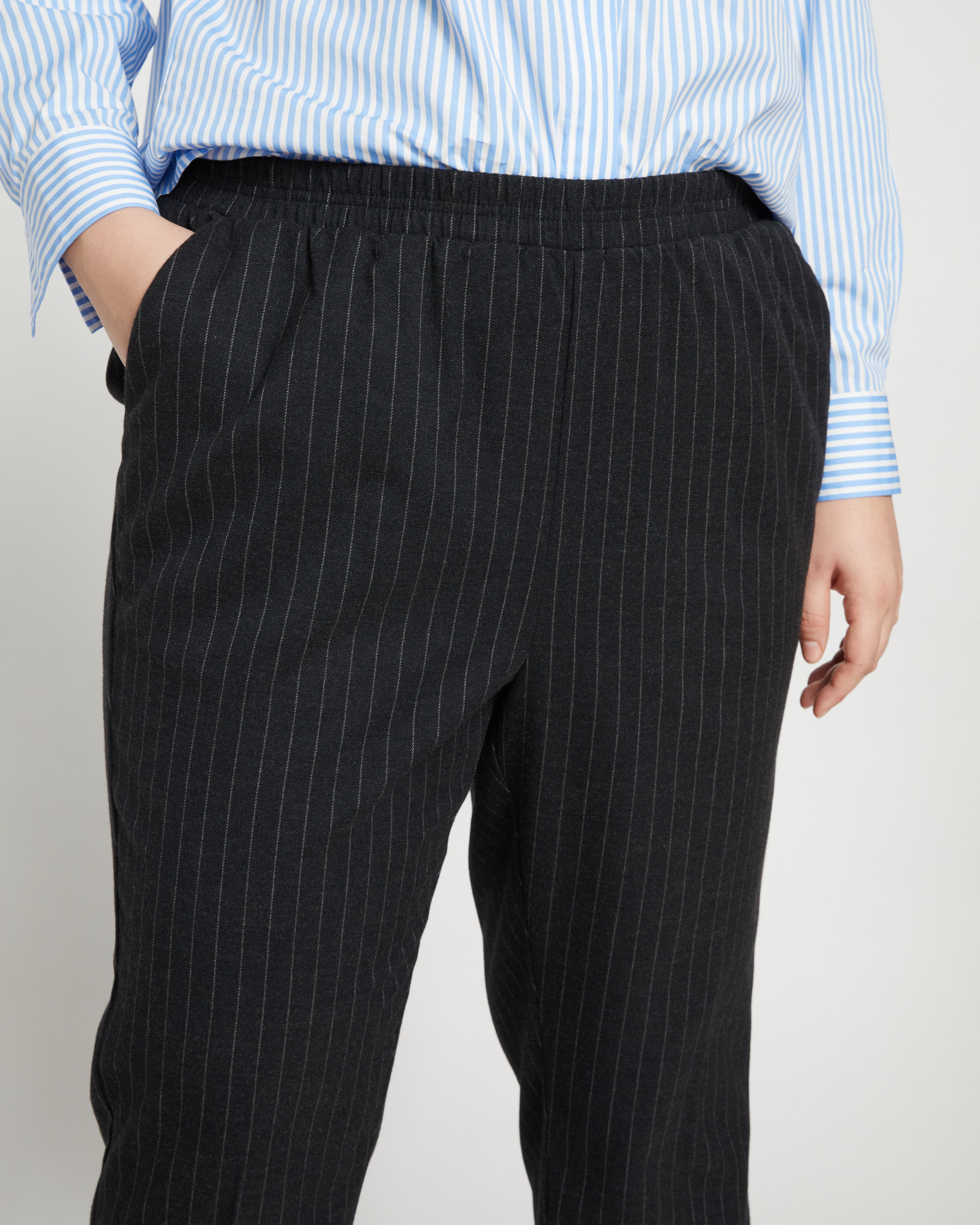 The Pinstripe Pant - Graphite