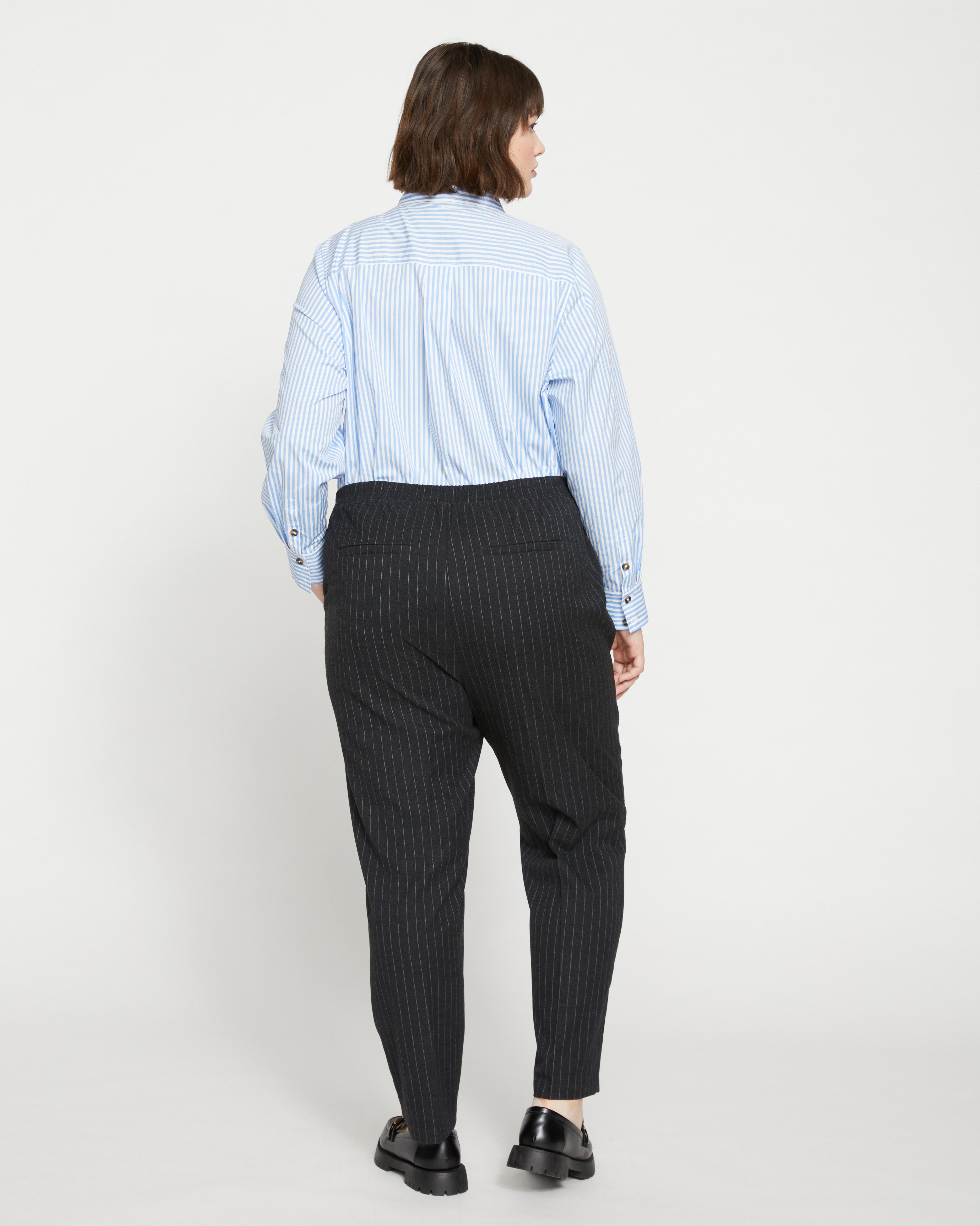 The Pinstripe Pant - Graphite