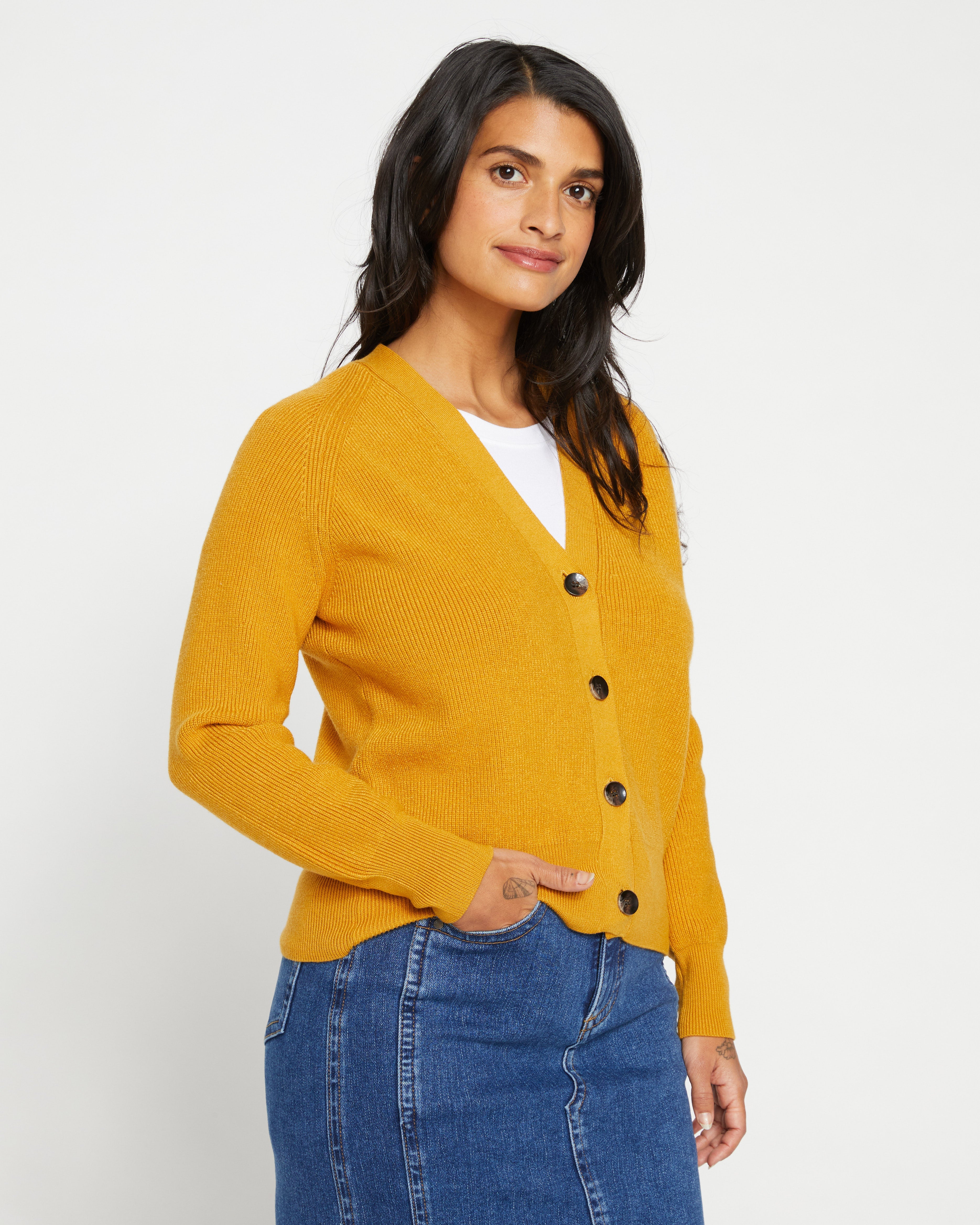 Better-Than-Wool Cardigan - Custard