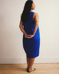 Pearl Divine Jersey Dress - Ultramarine