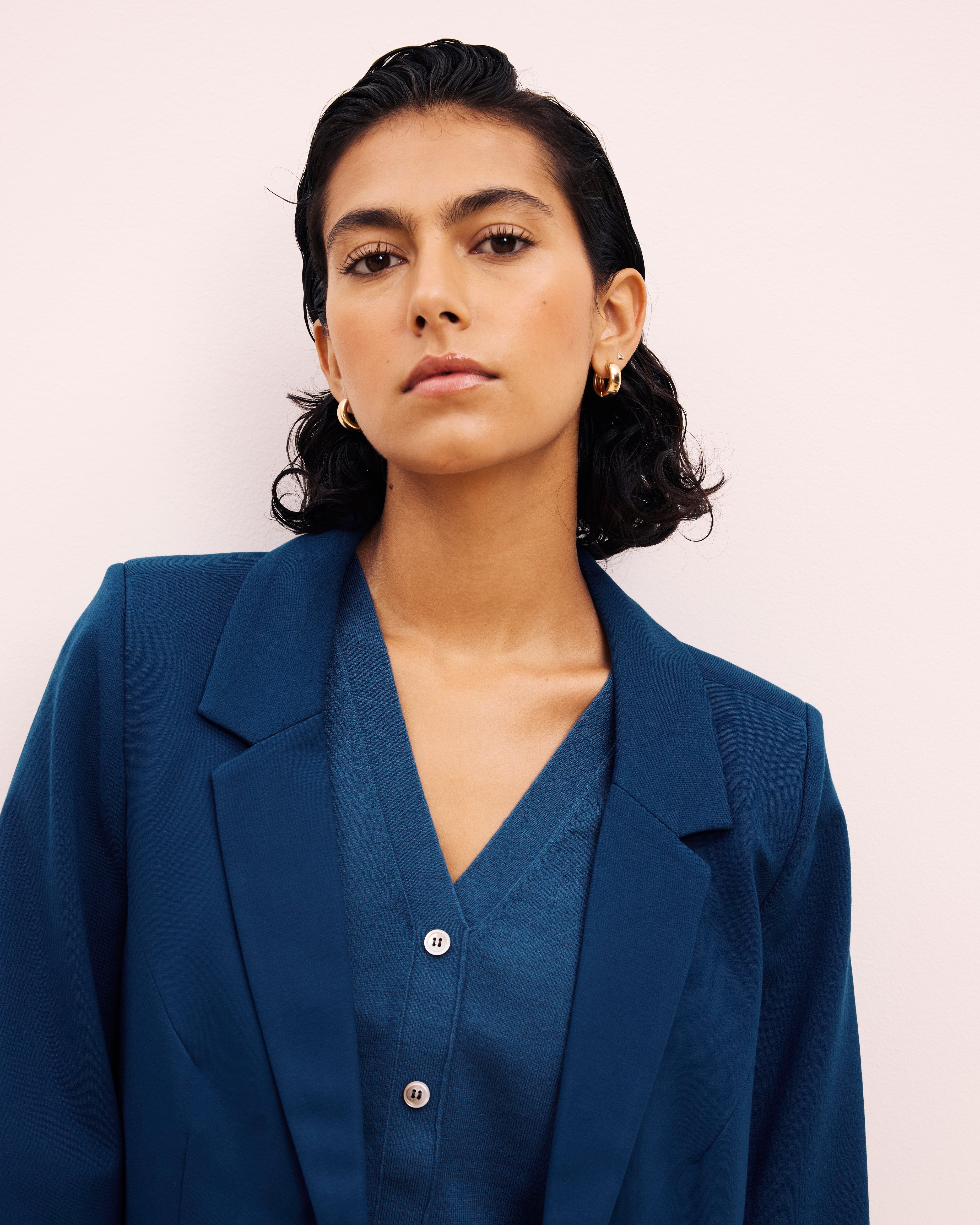 Beas Ponte Blazer - Deep Teal