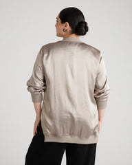 Satin Bomber Jacket - Mollusc