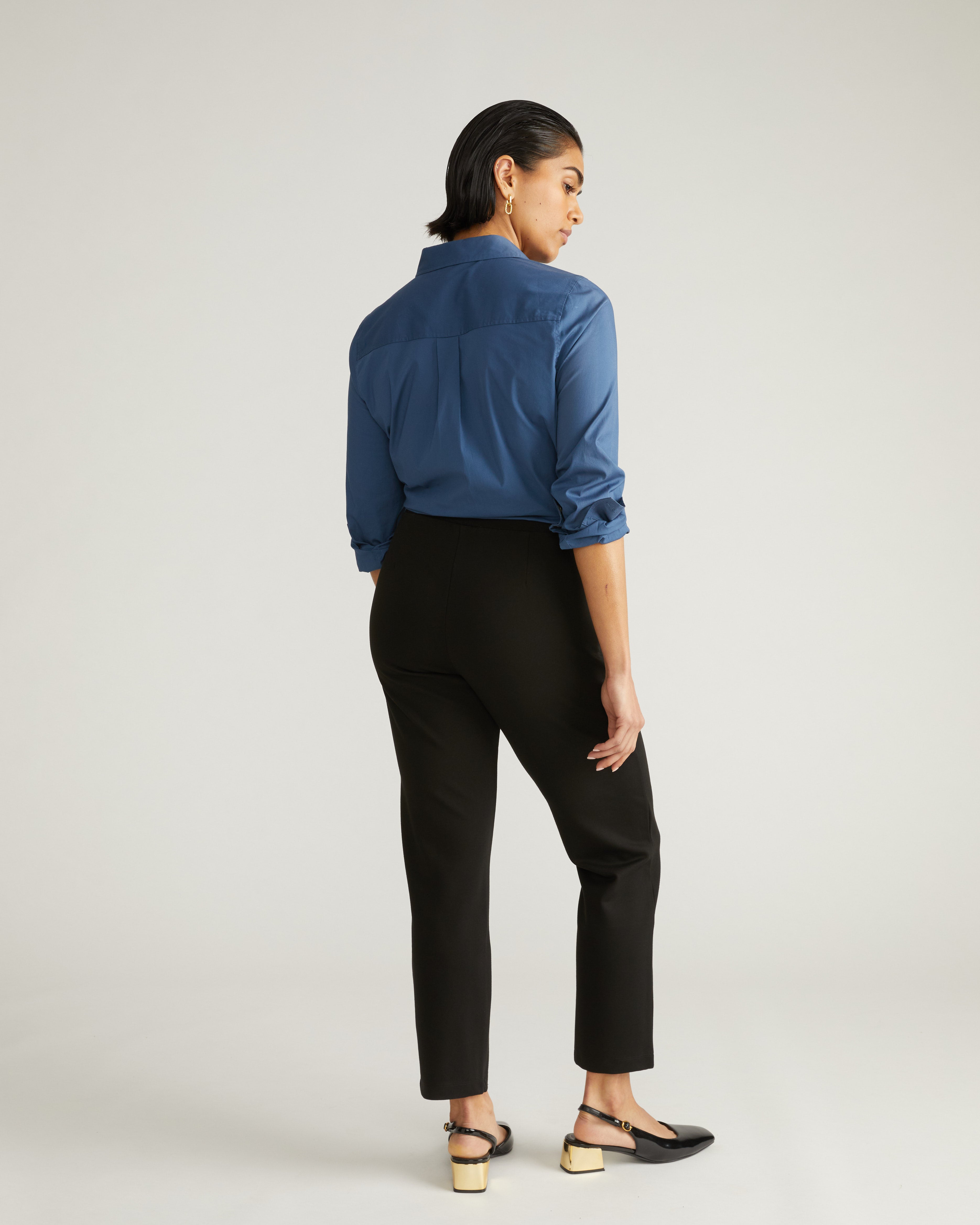 Smart Signature Ponte Pants - Black