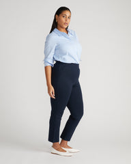 Smart Signature Ponte Pants - Navy