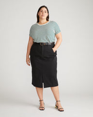 Tee Rex - Bone/Botanic Stripe