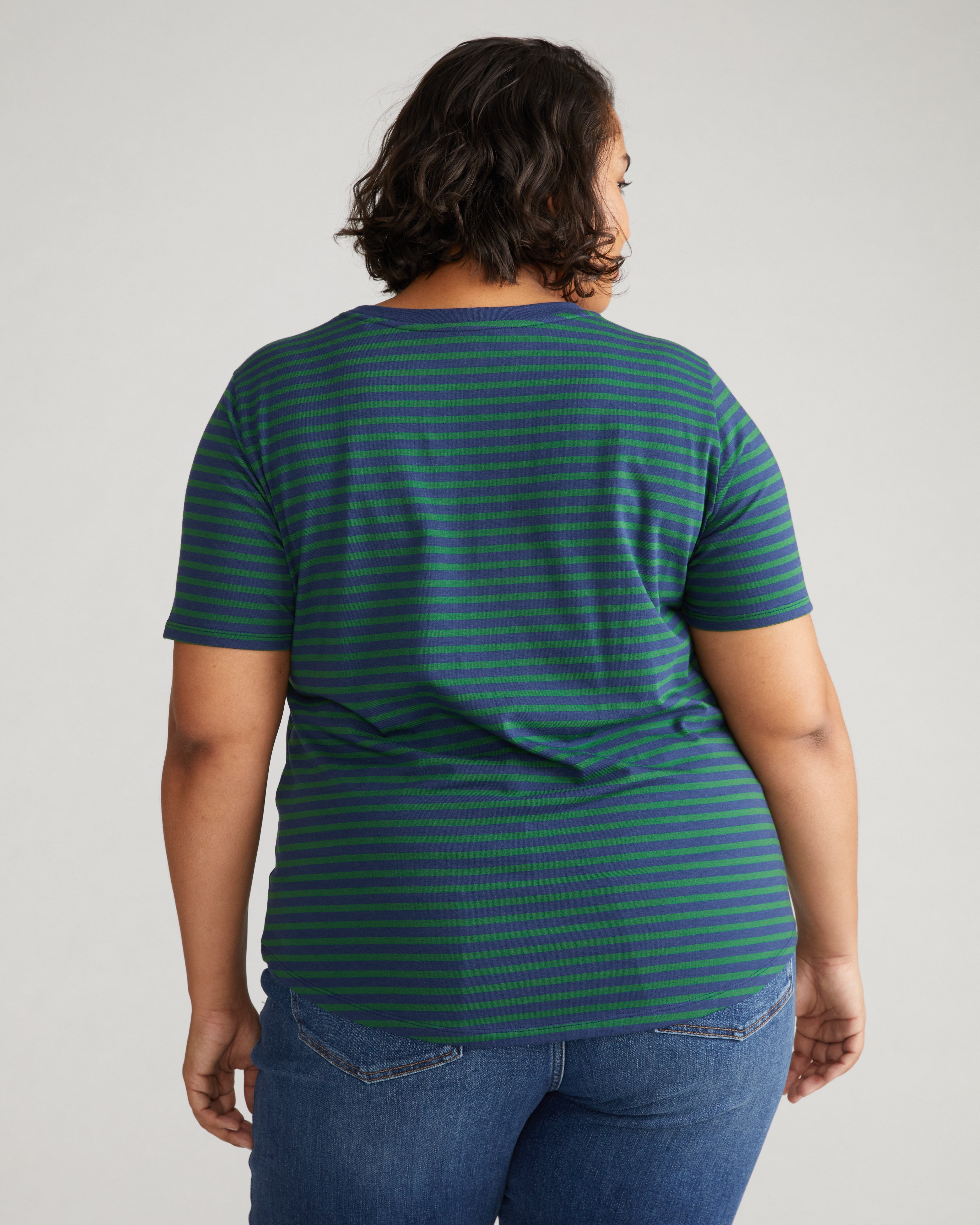 Tee Rex - Cenote/Jardin Stripe