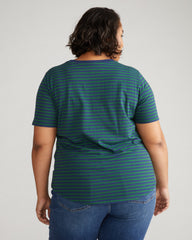 Tee Rex - Cenote/Jardin Stripe