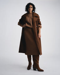Callaghan Wool Coat - Grizzly