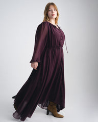 Karina Chiffon Dress - Gamay