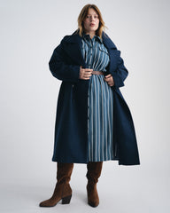 Callaghan Wool Coat - Pageant Blue