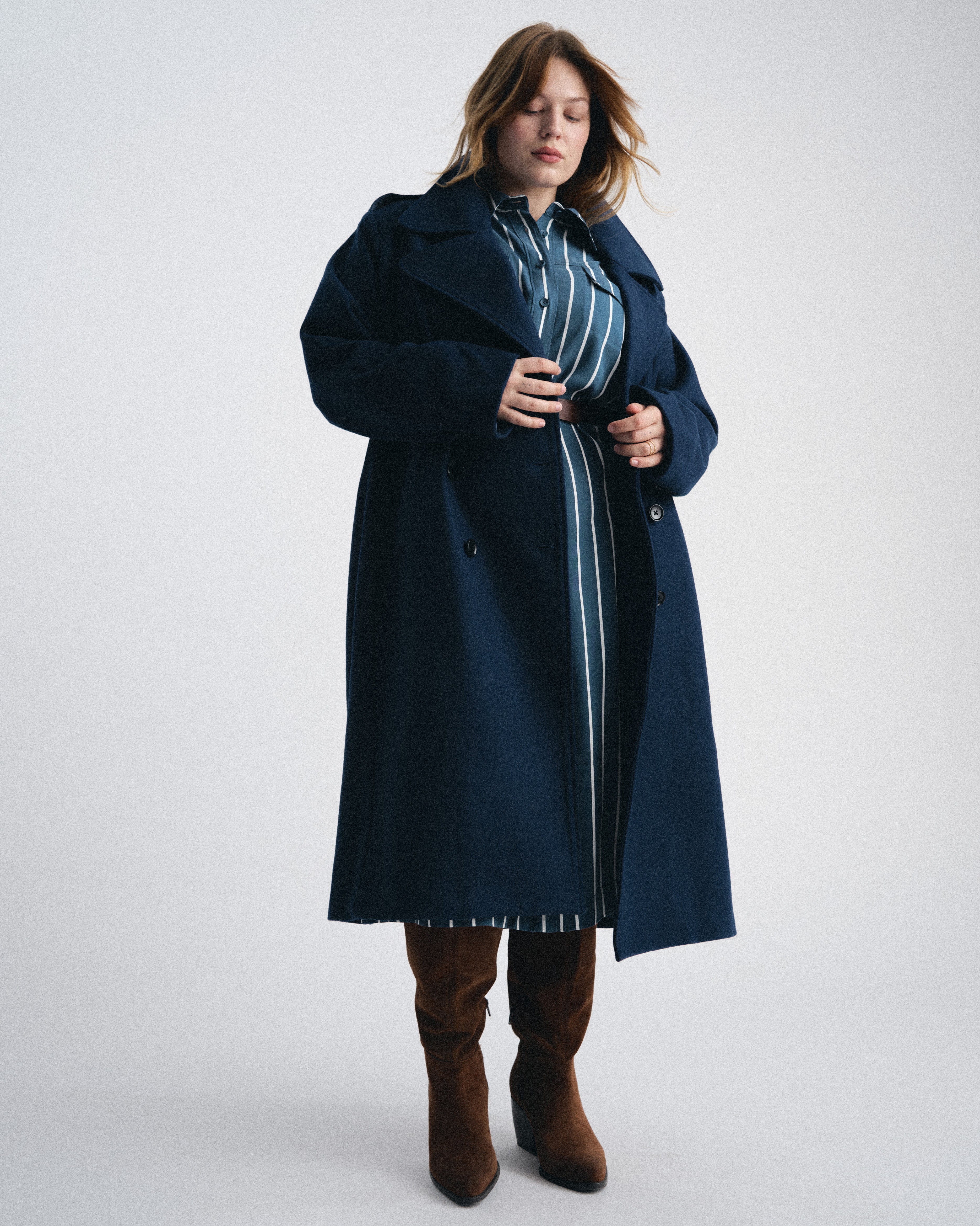 Callaghan Wool Coat - Pageant Blue