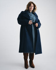 Callaghan Wool Coat - Pageant Blue