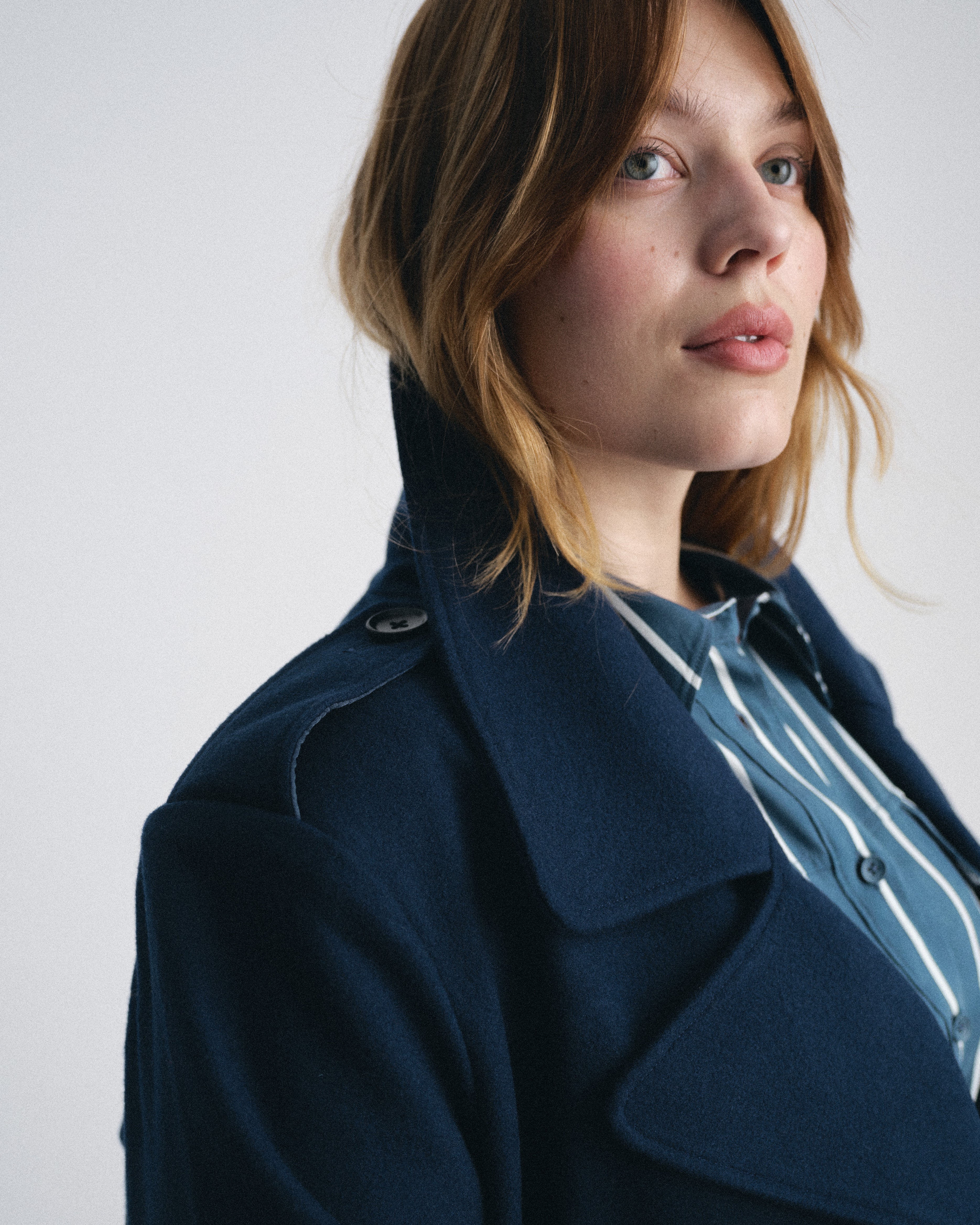 Callaghan Wool Coat - Pageant Blue