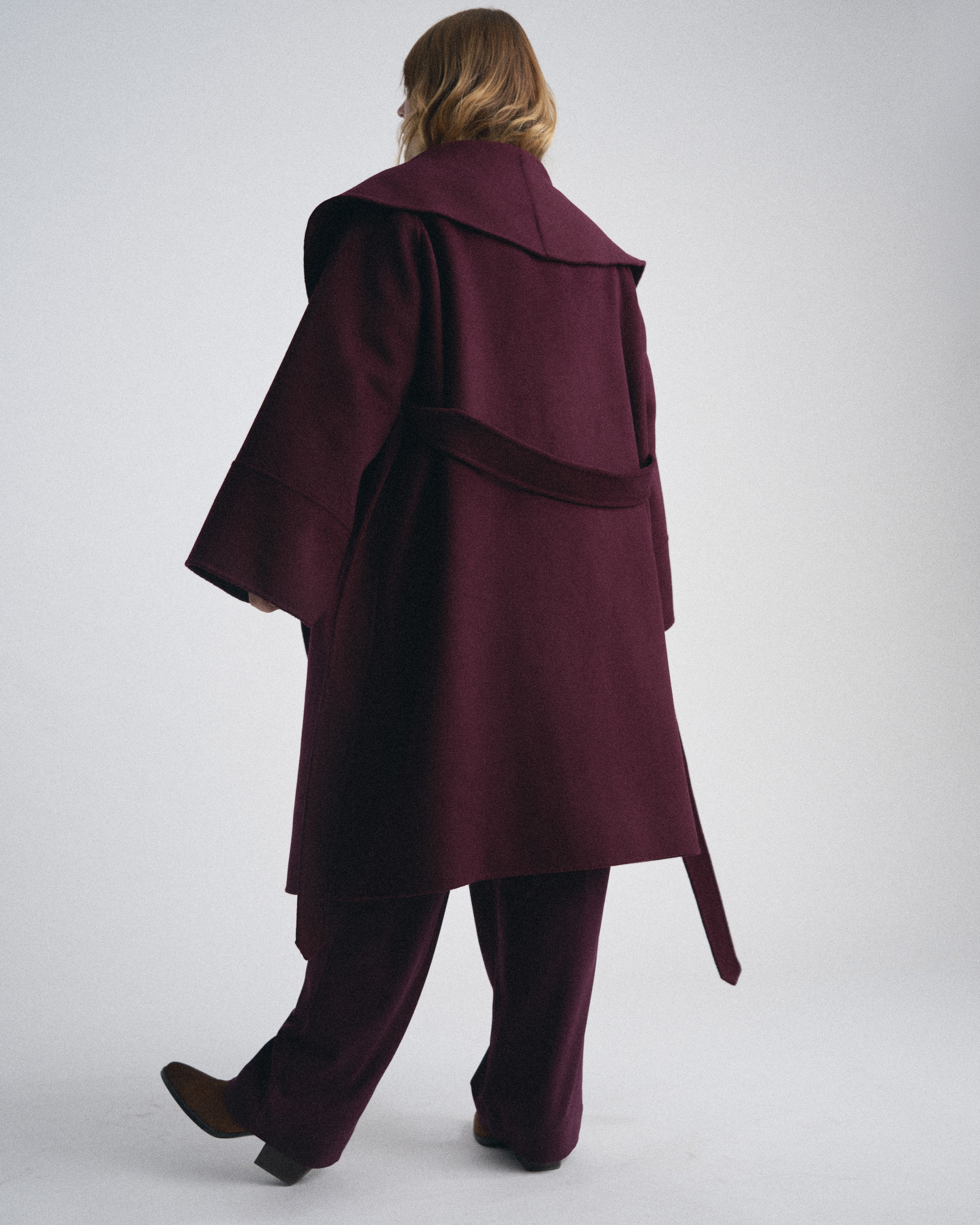 Asha Double Face Wool Coat - Gamay