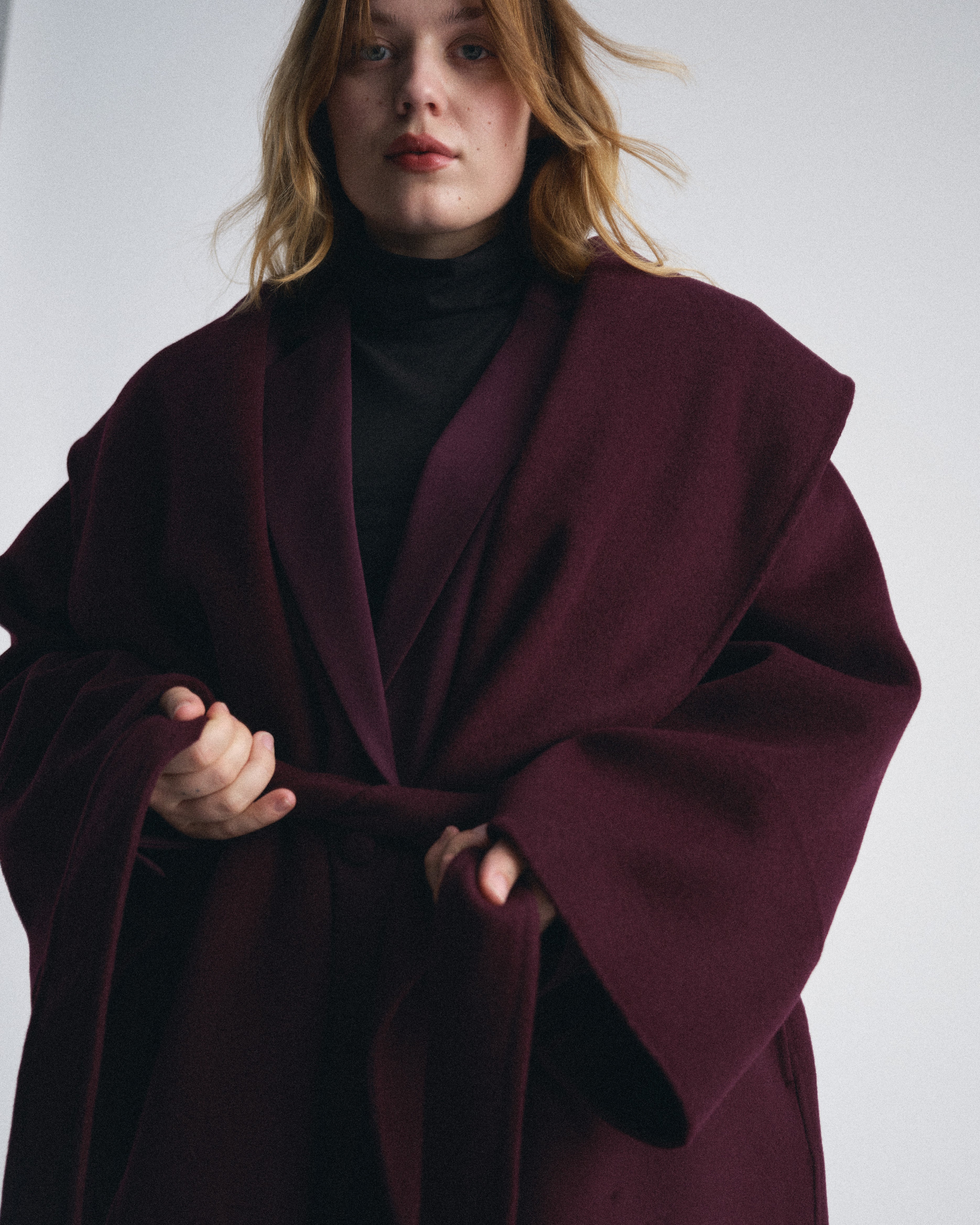 Asha Double Face Wool Coat - Gamay