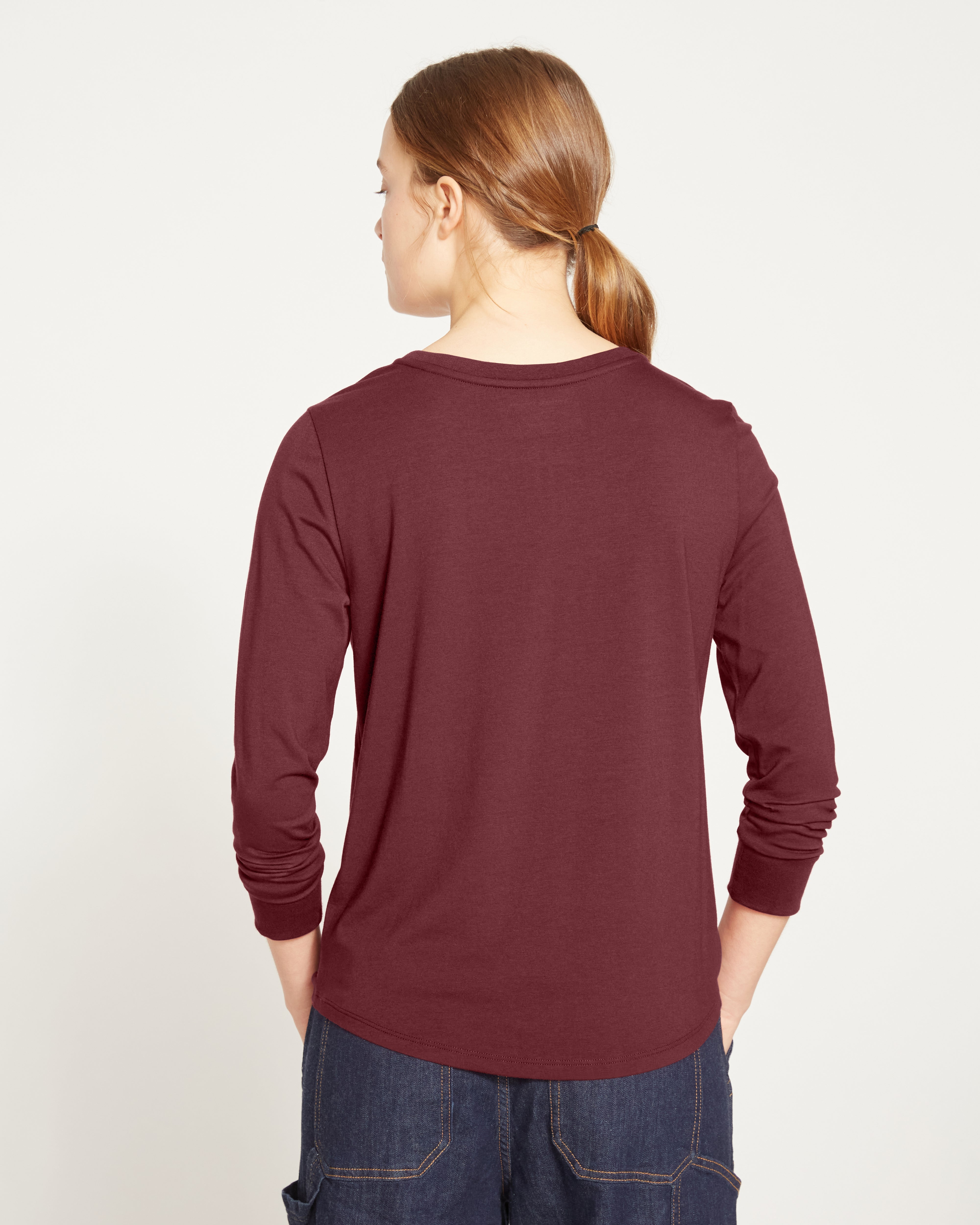 Long Sleeve Tee Rex - Black Cherry