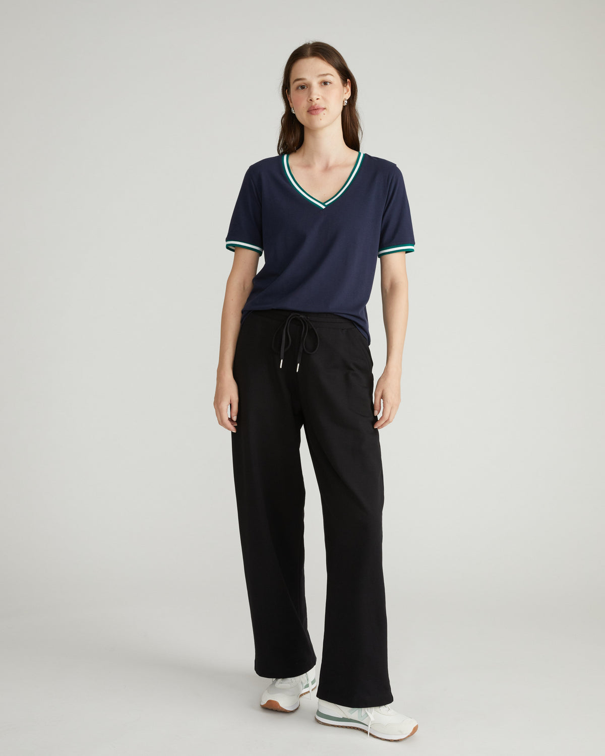 V Rex - Navy with Aventurine/White Trim