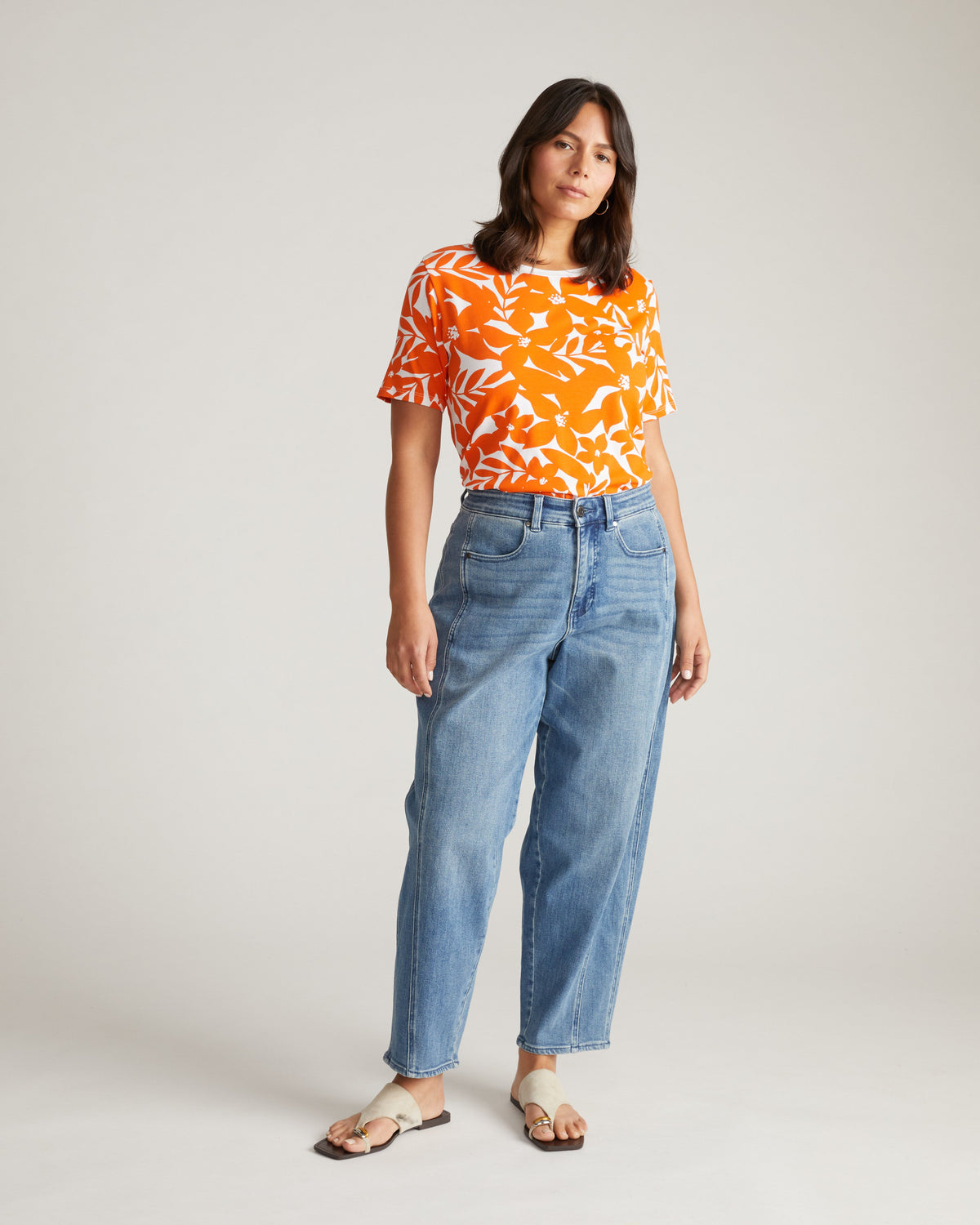 Tee Rex - Petal Palette Print in Arancia