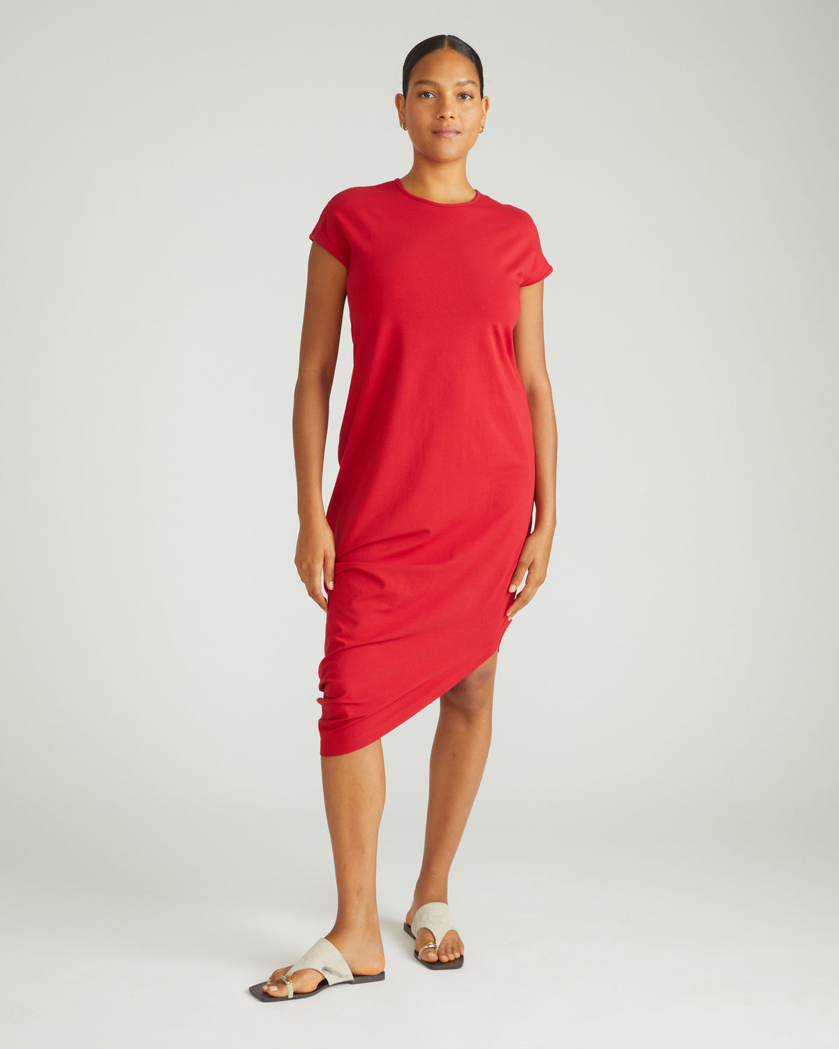 Iconic Geneva Dress - Ruby Red