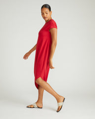 Iconic Geneva Dress - Ruby Red