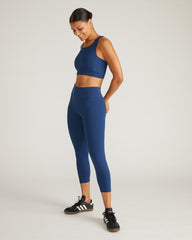 Next-to-Naked Cropped Legging - Pageant Blue