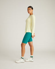 Mia Long Sleeve Movement Tee - Reed