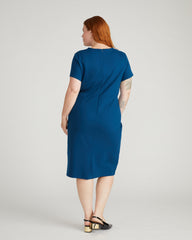 Executive Ponte Dress - Deep Teal