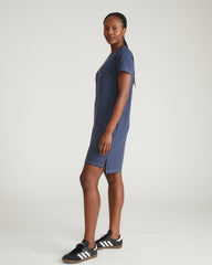 Garcon Tee Dress - Washed Indigo