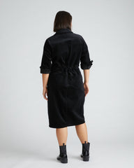 Dakota Corduroy Dress - Black