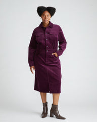 Dakota Corduroy Dress - Gamay