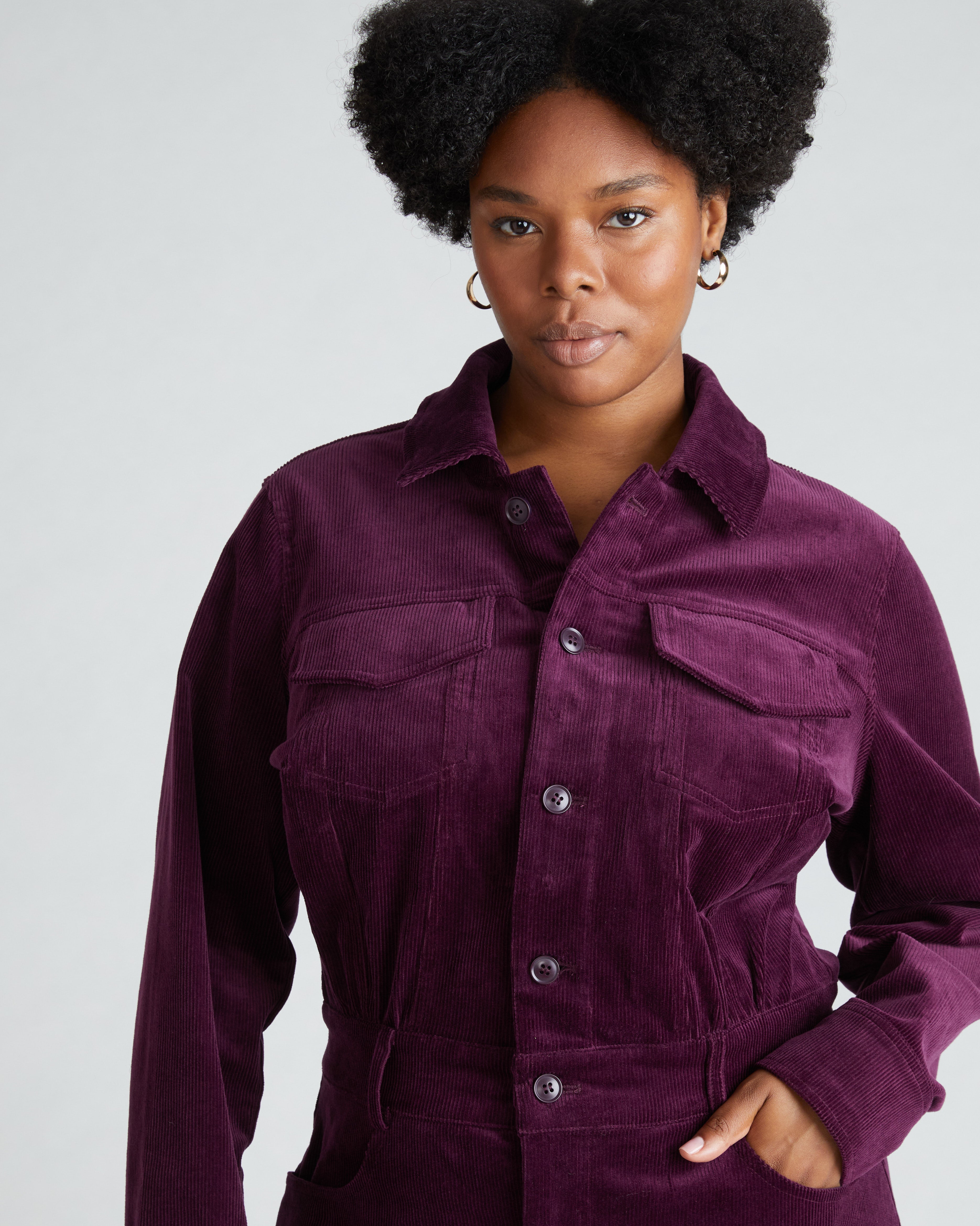 Dakota Corduroy Dress - Gamay