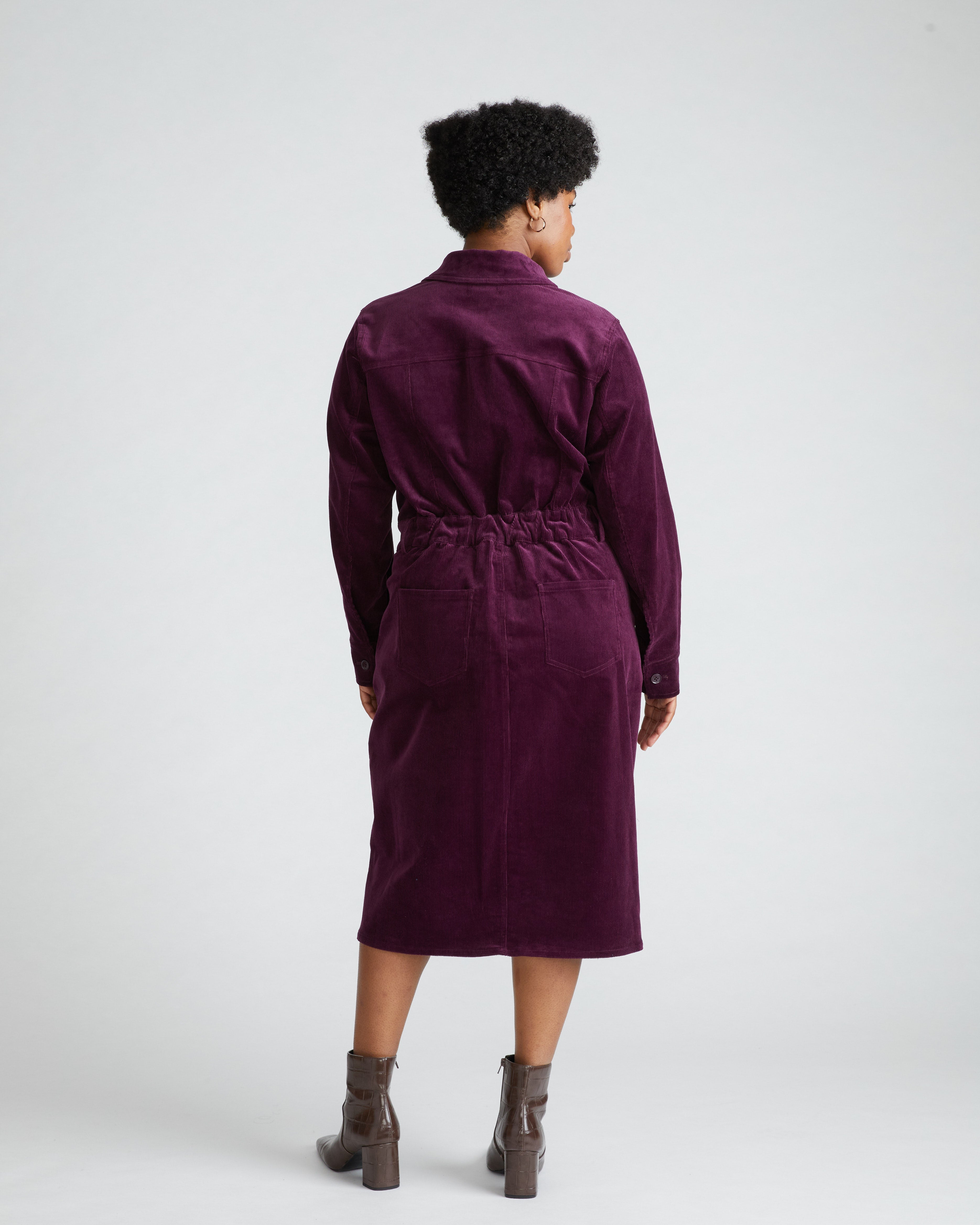Dakota Corduroy Dress - Gamay