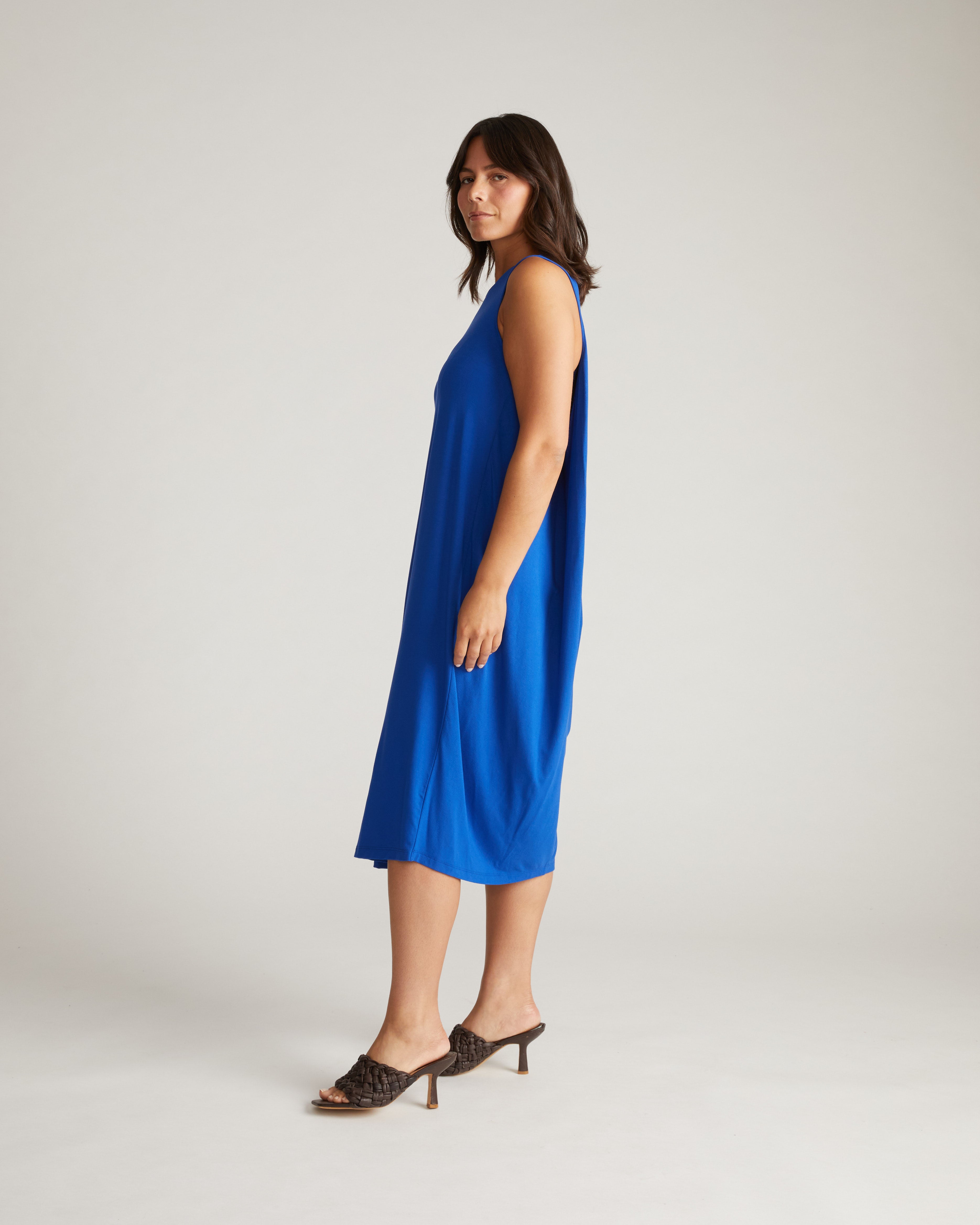 Pearl Divine Jersey Dress - Ultramarine