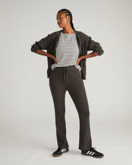 Knitted Mila Lounge Pants - Graphite