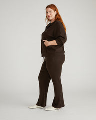 Knitted Mila Lounge Pants - Espresso