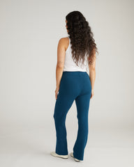 Knitted Mila Lounge Pants - Deep Teal