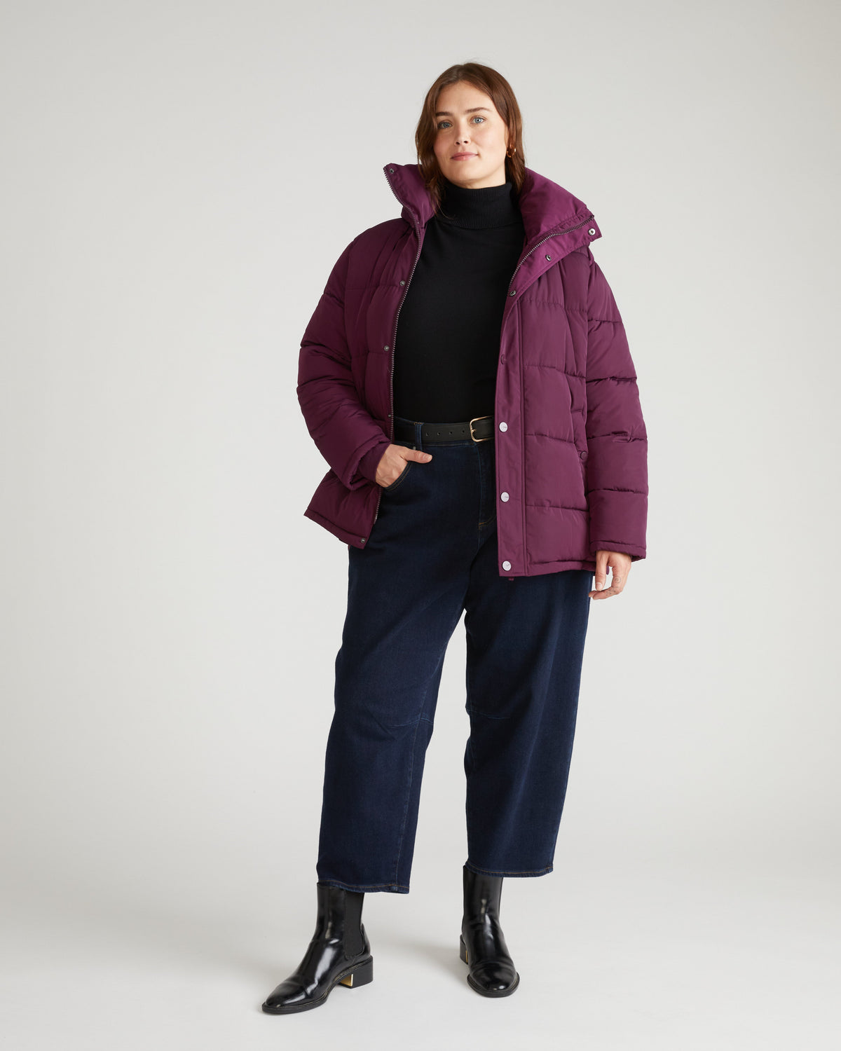 Rainier Short Hooded Puffer - Gamay