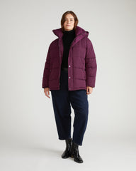 Rainier Short Hooded Puffer - Gamay