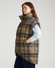 Paparazzi Puffer Vest - Scottish Breakfast Plaid