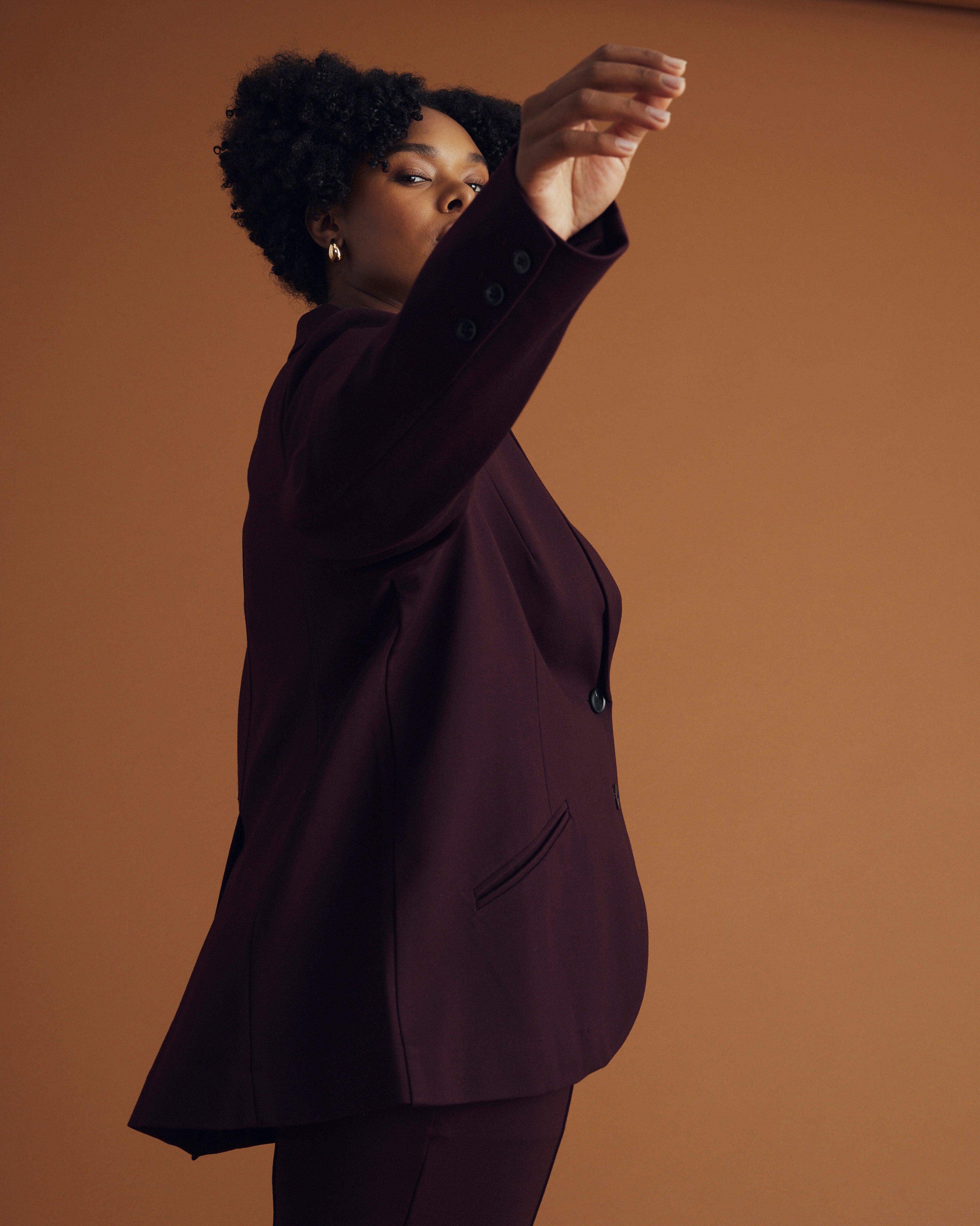 Beas Ponte Blazer - Black Cherry