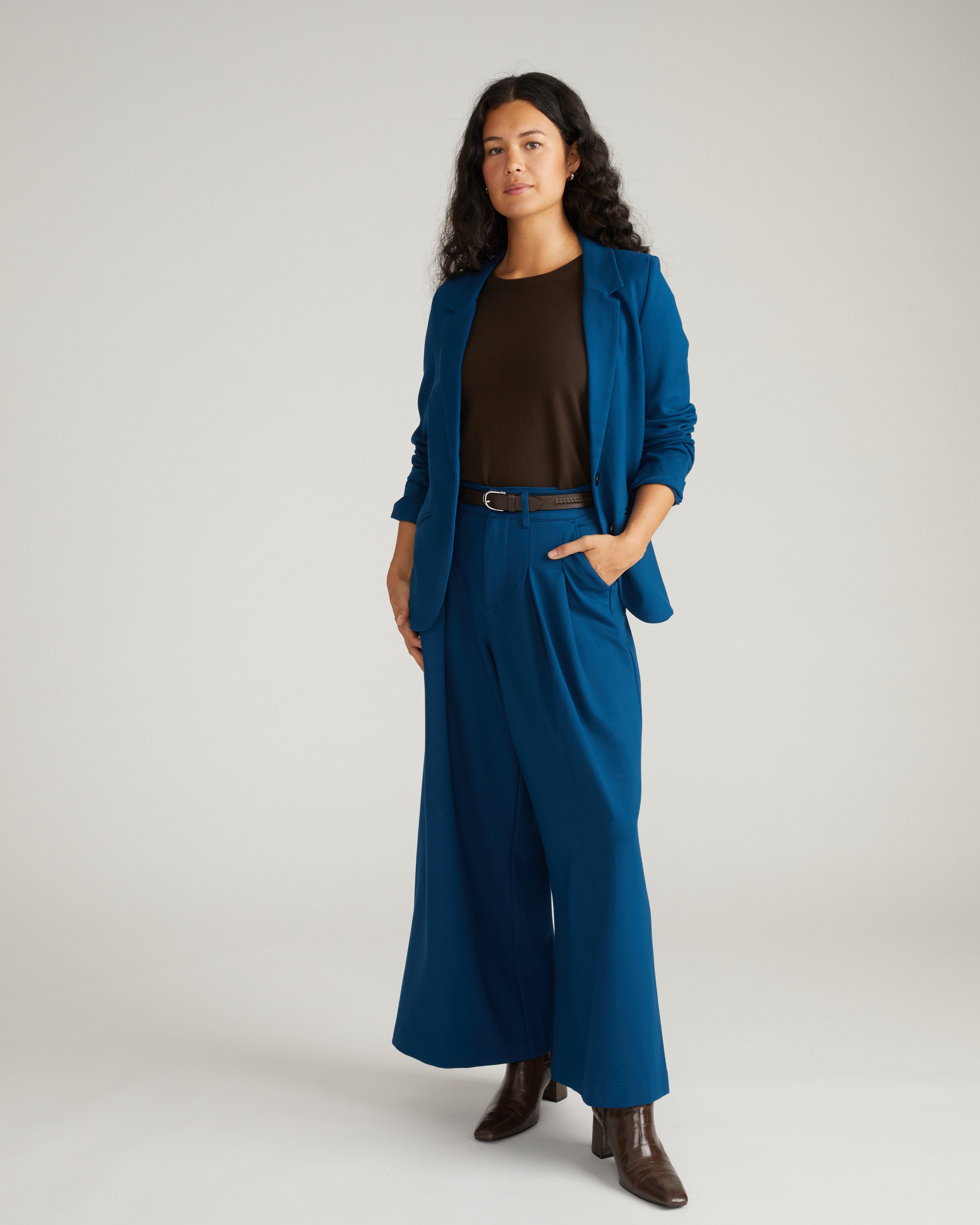 Beas Ponte Blazer - Deep Teal