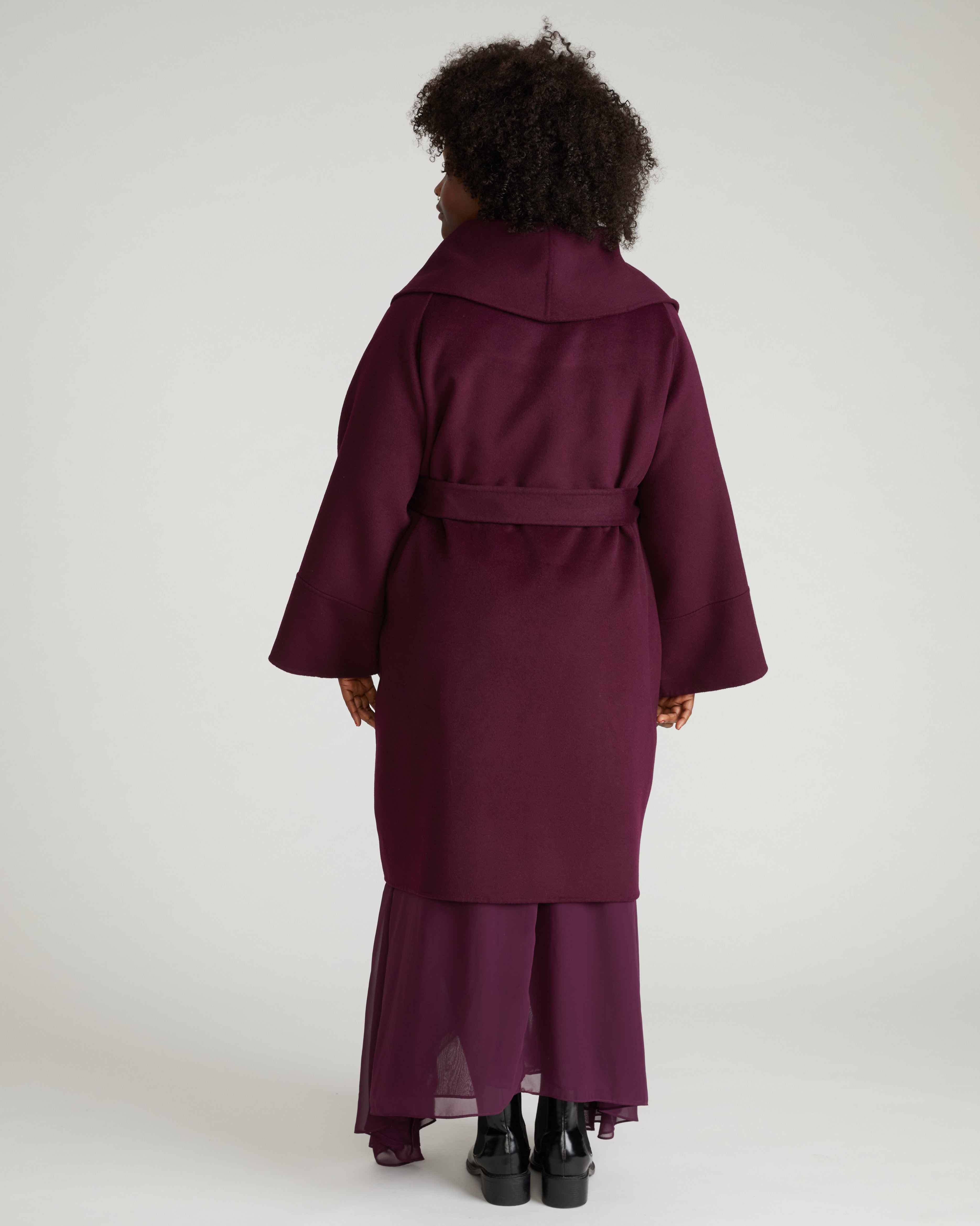 Asha Double Face Wool Coat - Gamay
