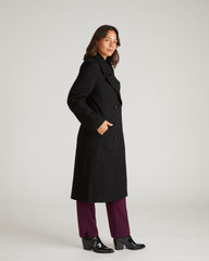 Callaghan Wool Coat - Black